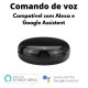 Controle Universal Inteligente Wi-Fi - Aplicativo e Comando de Voz Compatível com Alexa